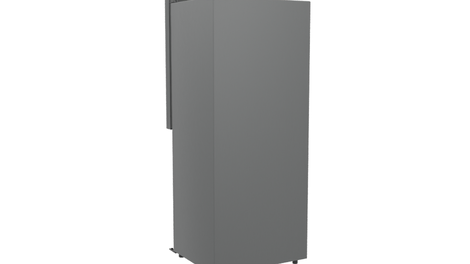 Sleek Modern Refrigerator Model 3D - Professional 3D Model Render 4