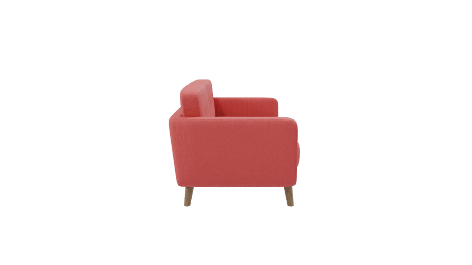 Stylish Modern Fabric Sofa 3D Model - Professional 3D Model Render 8
