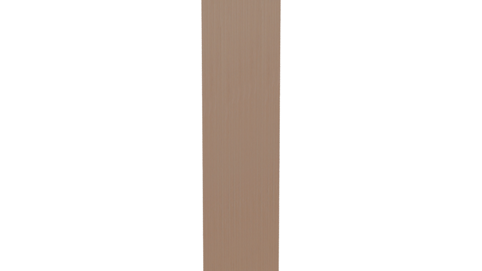 Minimalist Wooden Bookshelf 3D - Professional 3D Model Render 8