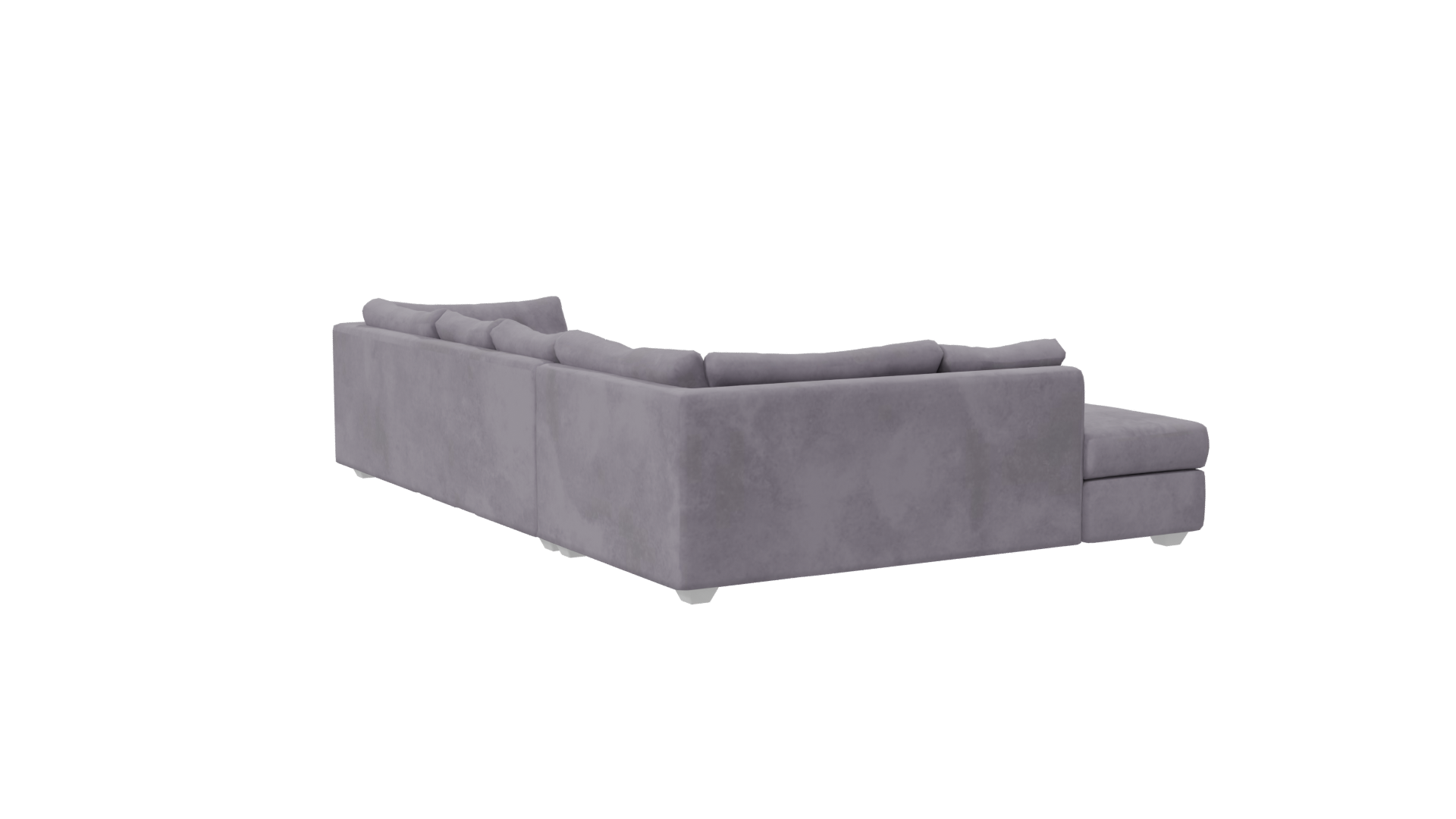 Levante Gray Sectional Sofa 3D - Professional 3D Model Render 7
