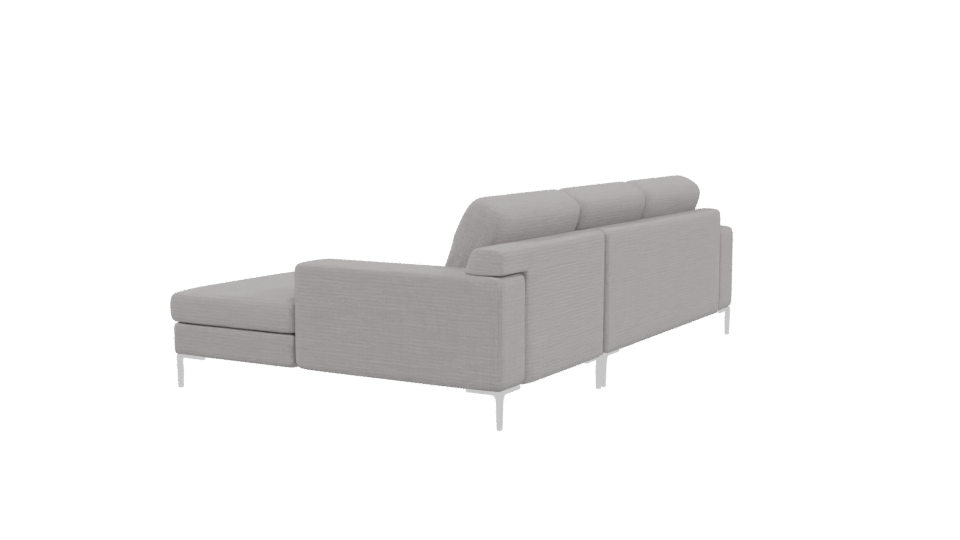 Minimalist Sectional Sofa Model - Professional 3D Model Render 3