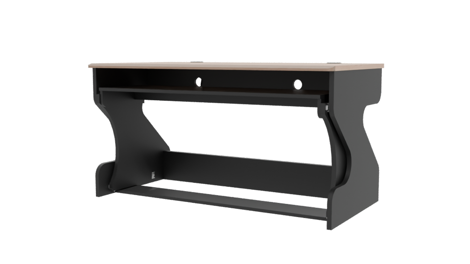 Stylish Modern Office Desk 3D Model - Professional 3D Model Render 12