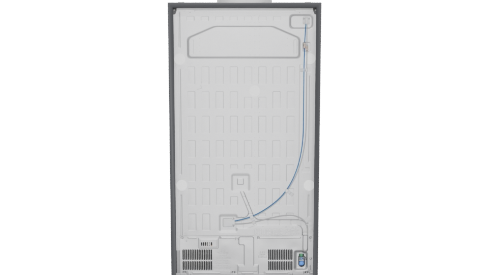 Sleek Modern Refrigerator 3D Model - Professional 3D Model Render 5