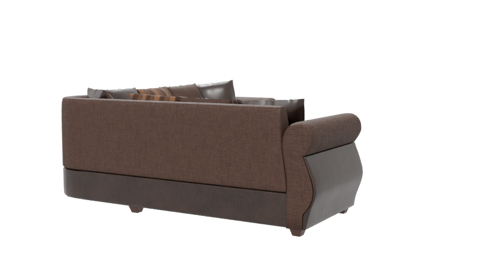 Luxurious L-Shaped Sofa Model - Professional 3D Model Render 6
