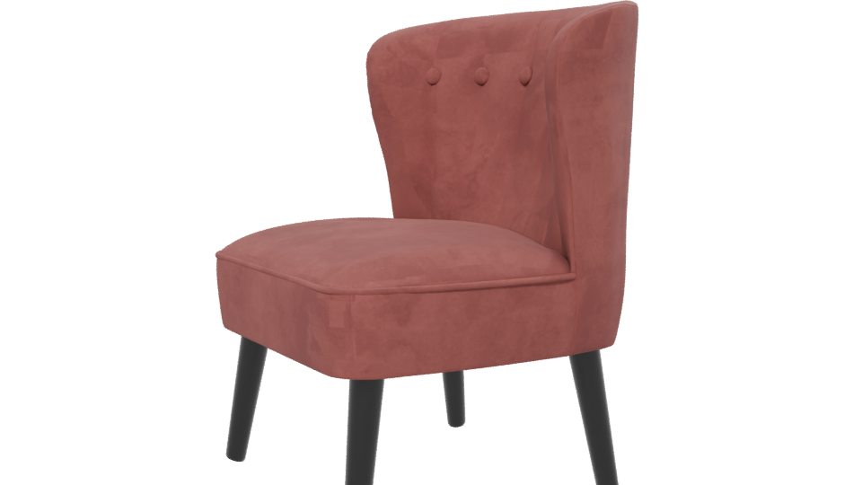 Elegant Upholstered Accent Chair 3D Model - Professional 3D Model Render 13
