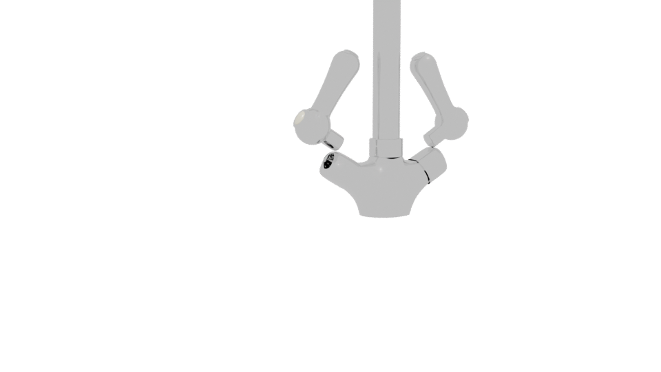 Stylish Kitchen Faucet 3D Model - Professional 3D Model Render 4