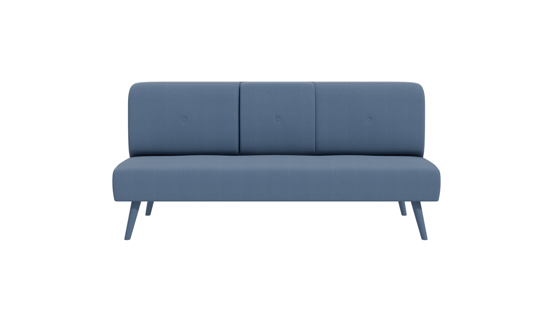 Blue Futon Sofa 3D Model - Professional 3D Model Render 11