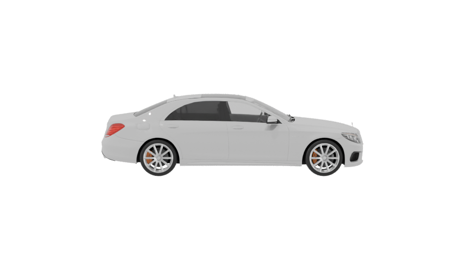 Sleek Luxury Sedan 3D Model - Professional 3D Model Render 8