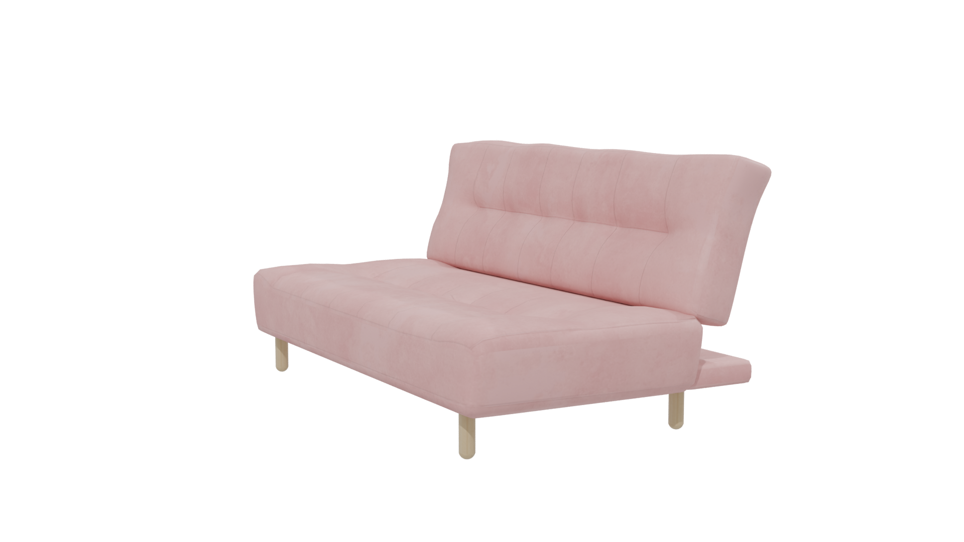 Stylish Pink Sofa Model - Professional 3D Model Render 13