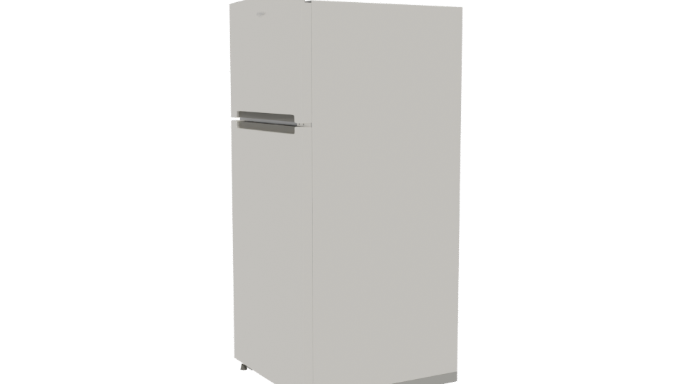 Modern Refrigerator Household Model - Professional 3D Model Render 13