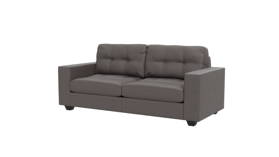 Contemporary Grey Sofa Model - Professional 3D Model Render 12