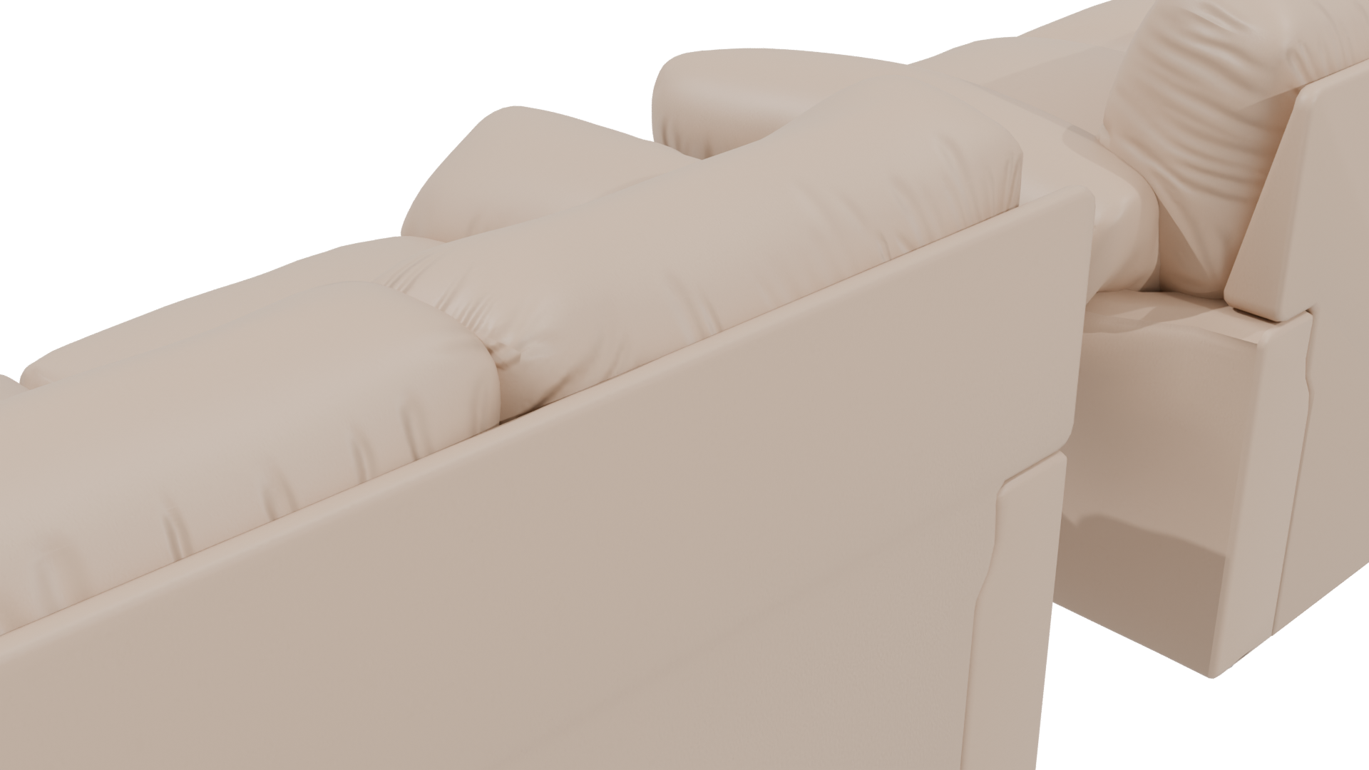 Contemporary Sofa Set 3D Model - Professional 3D Model Render 5