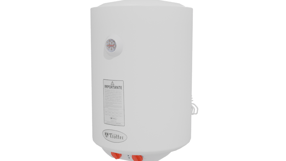 Stylish Electric Water Heater 3D - Professional 3D Model Render 12