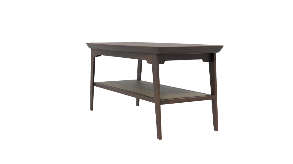 Stylish Coffee Table 3D Model - Professional 3D Model Render 13