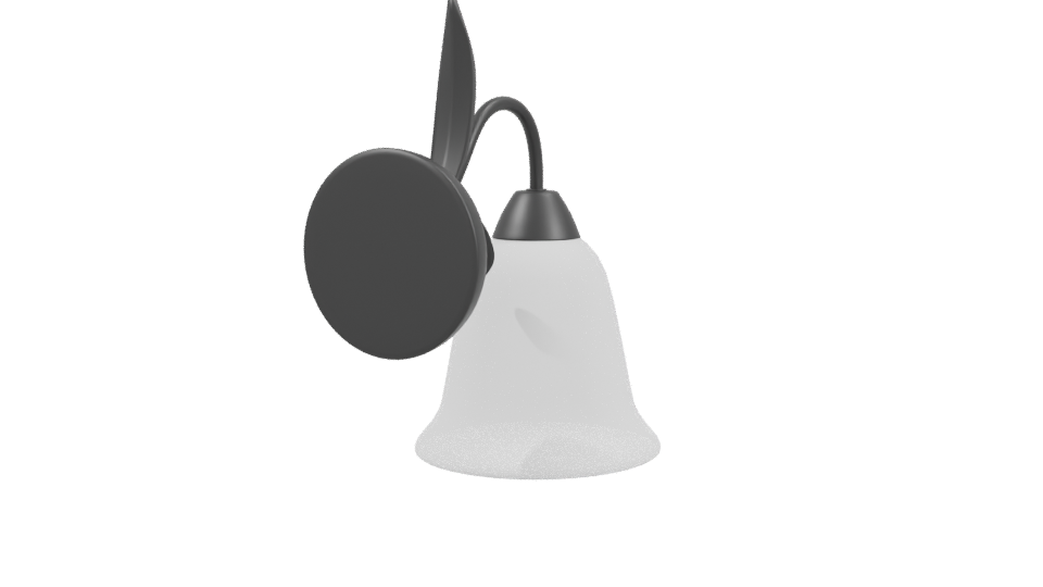 Contemporary Wall-Mounted Lamp 3D Model - Professional 3D Model Render 3