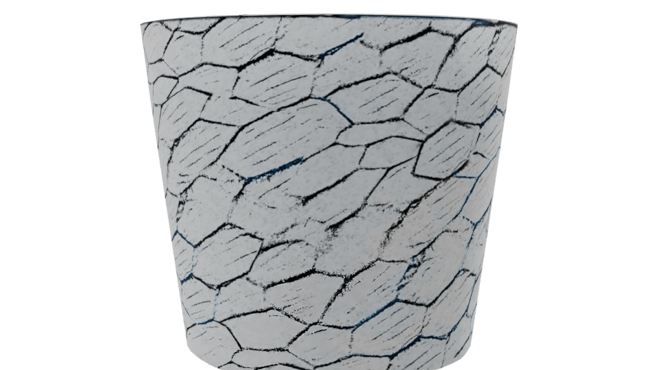 Artistic Decorative Pot 3D Model - Professional 3D Model Render 8