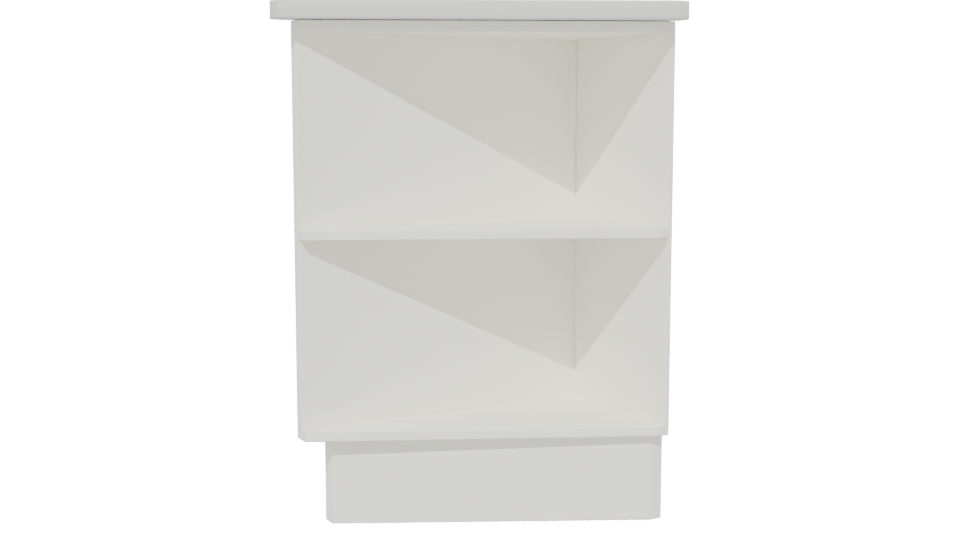 Stylish Modern Wall Shelf 3D - Professional 3D Model Render 13