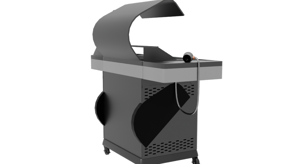 Premium Gas Grill 3D Model - Professional 3D Model Render 7