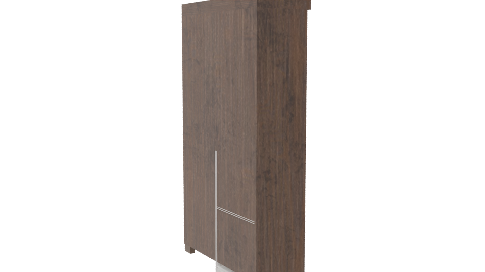 Stylish Wooden Cabinet 3D Model - Professional 3D Model Render 7