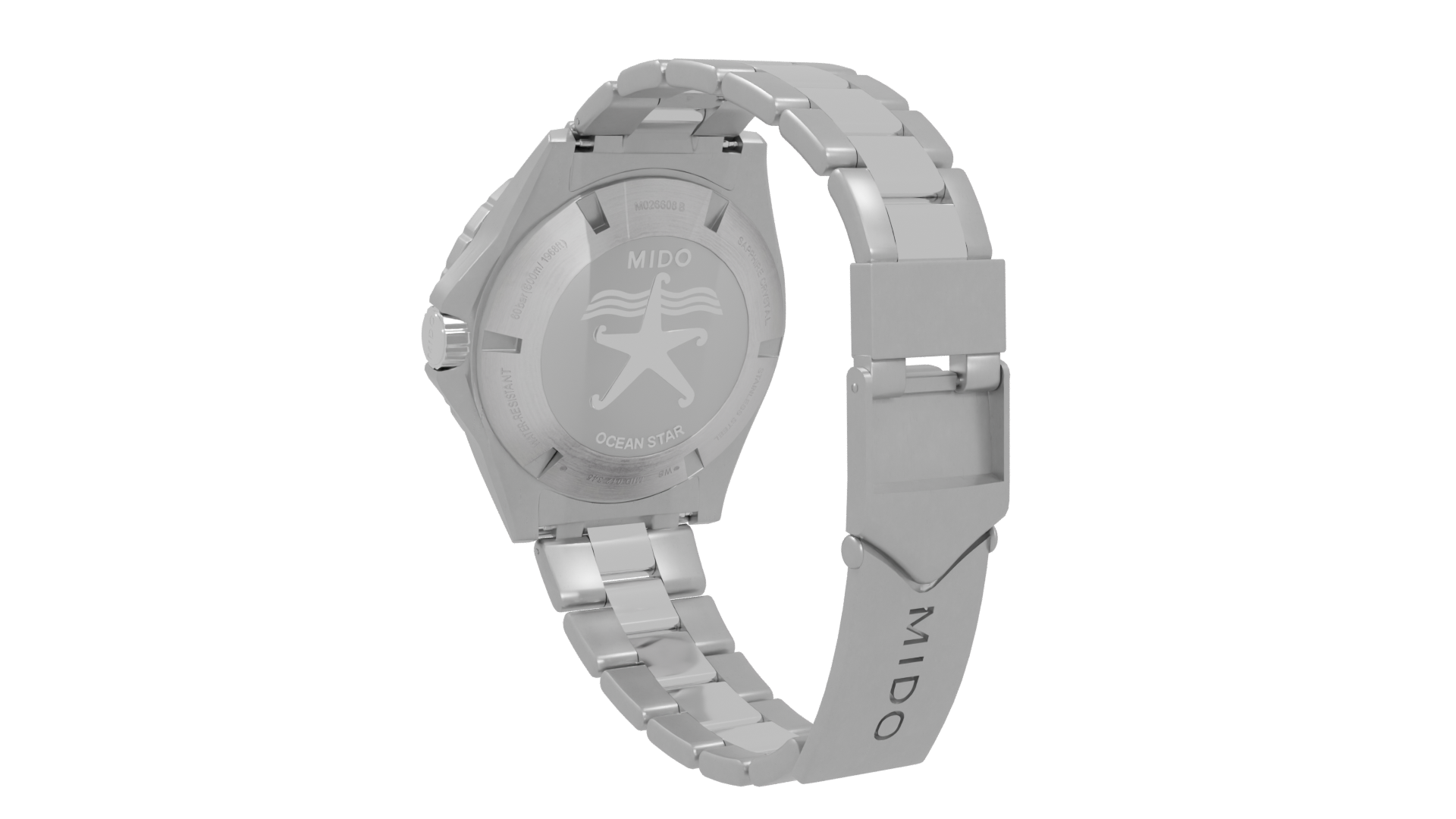 Stylish Automatic Diver's Watch 3D - Professional 3D Model Render 4