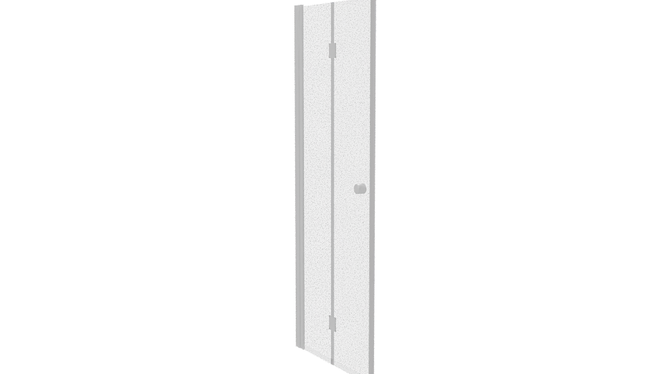 Glass Folding Shower Door 3D - Professional 3D Model Render 13