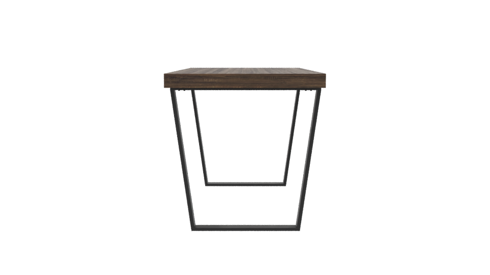 Stylish Wooden Office Table 3D - Professional 3D Model Render 8