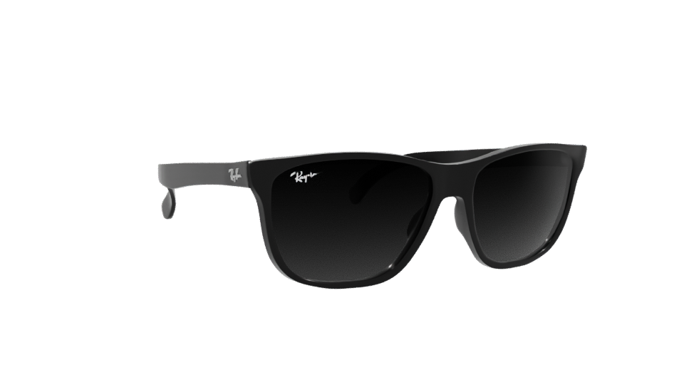Stylish Black Sunglasses Model - Professional 3D Model Render 10