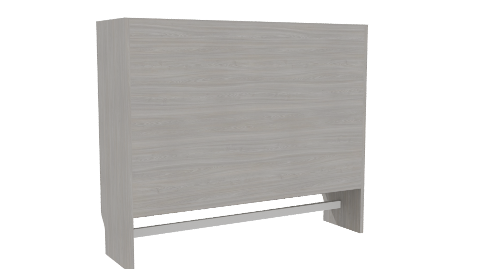 Modern Wooden Bookshelf 3D Model - Professional 3D Model Render 4