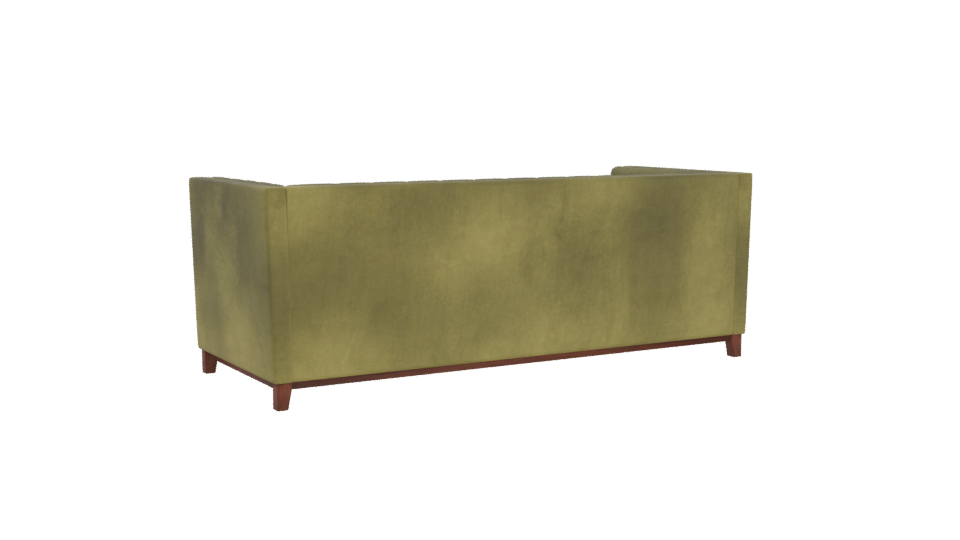 Elegant Fabric Sofa 3D Model - Professional 3D Model Render 4
