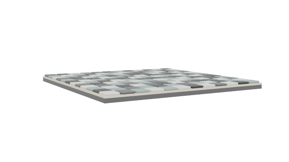 Stylish Modern Checkerboard Floor - Professional 3D Model Render 4