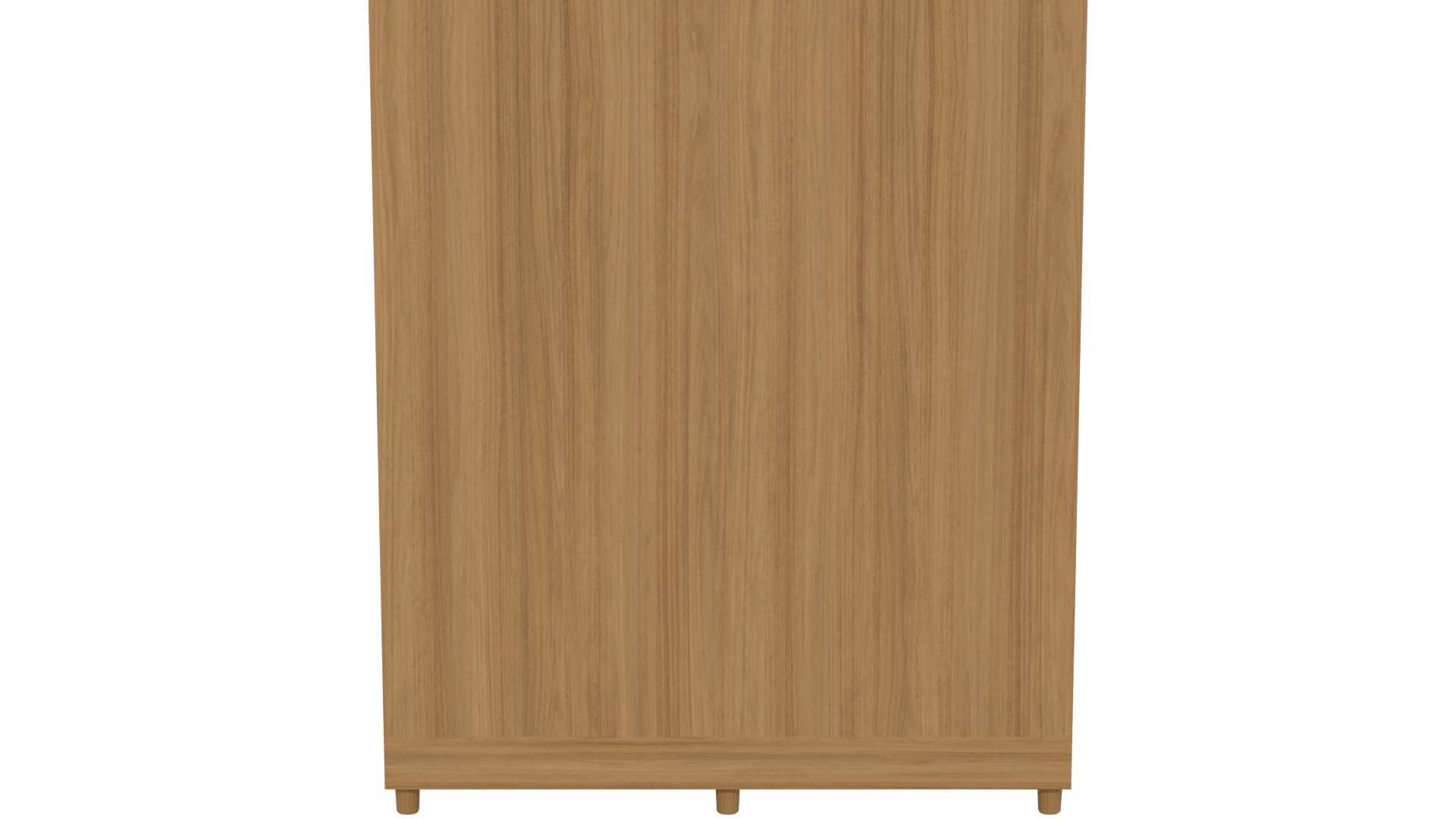 Contemporary Wooden Wardrobe Storage Unit 3D Model - Professional 3D Model Render 5