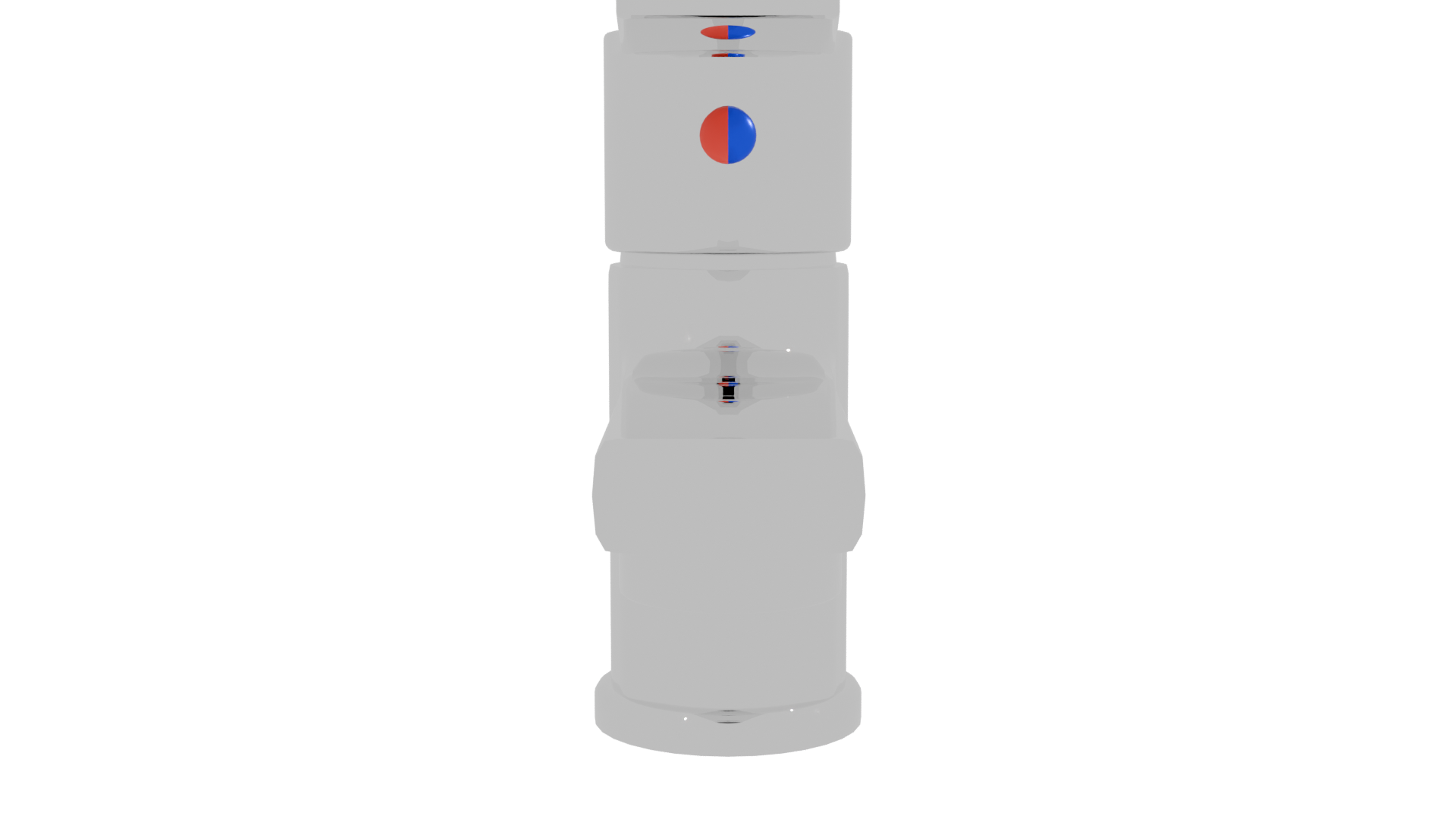 Sleek Modern Faucet 3D Model - Professional 3D Model Render 2