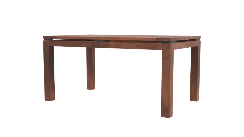 Modern Wooden Table Model 3D - Professional 3D Model Render 9