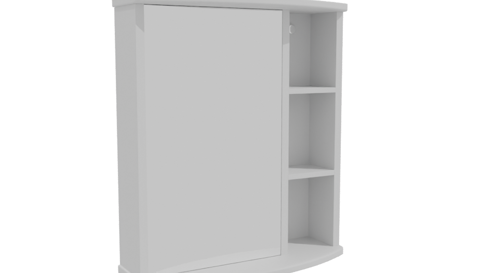Contemporary Minimalist Cabinet 3D Model - Professional 3D Model Render 10