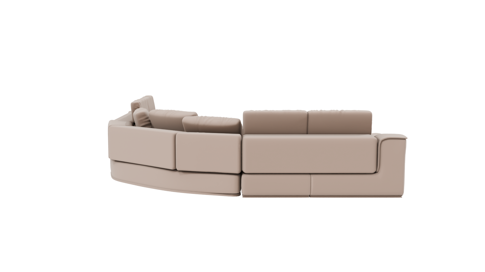 Stylish Modular Sofa 3D Model - Professional 3D Model Render 8