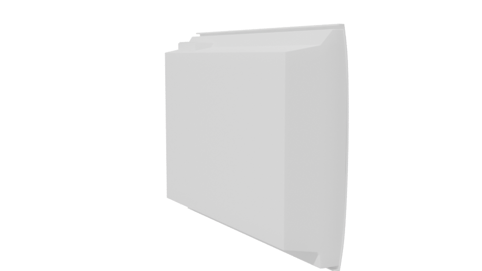 Sleek Minimalist Microwave Model - Professional 3D Model Render 7