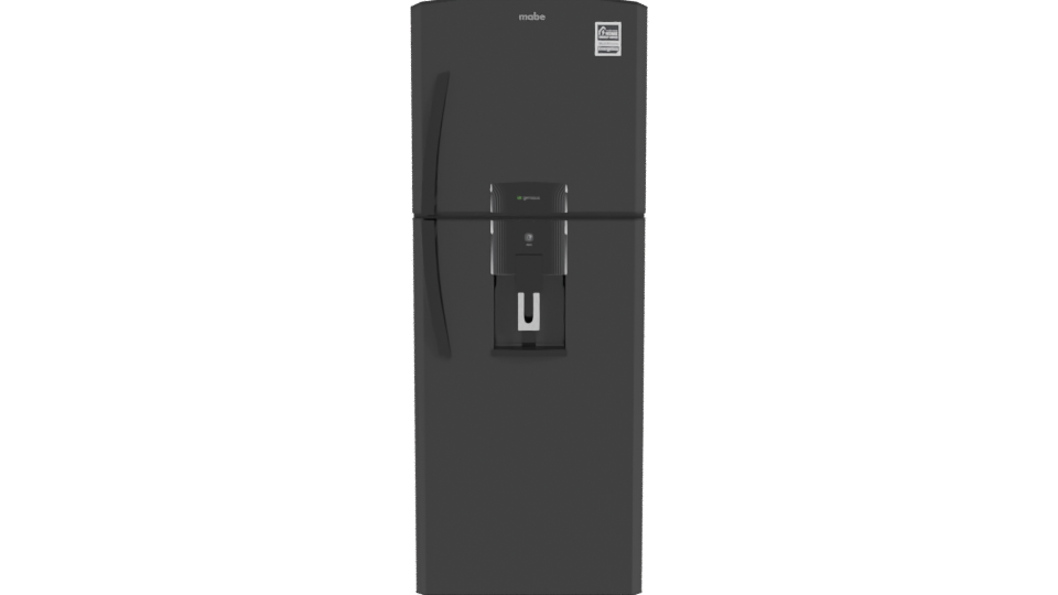 Sleek Black Refrigerator 3D Model - Professional 3D Model Render 11
