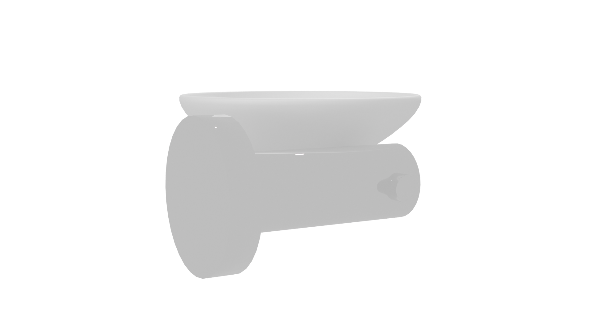 Stylish Wall-Mounted Soap Dish 3D - Professional 3D Model Render 7