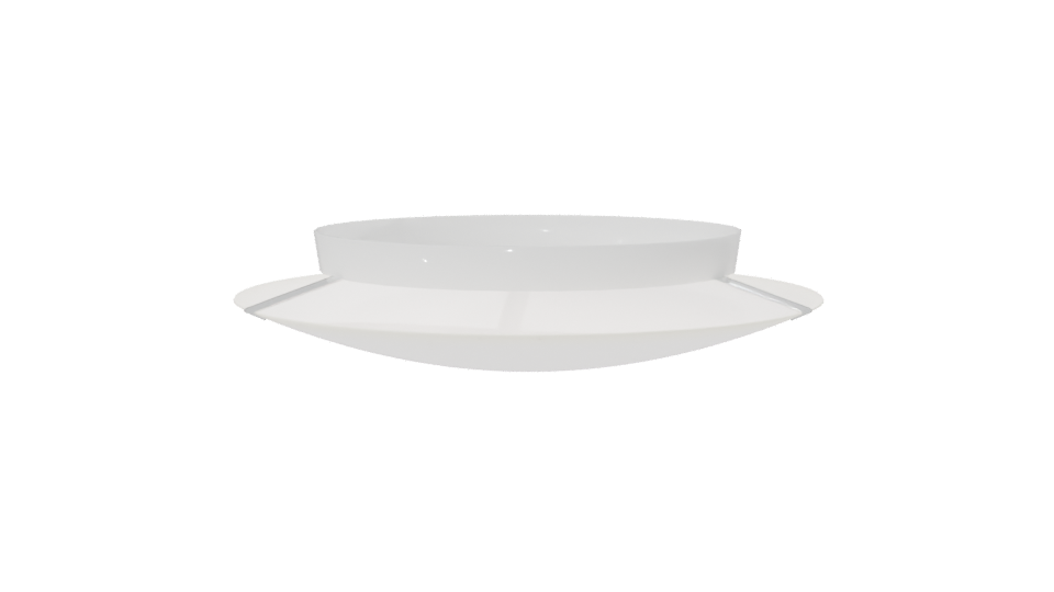 Sleek Ceiling Light Fixture 3D - Professional 3D Model Render 7