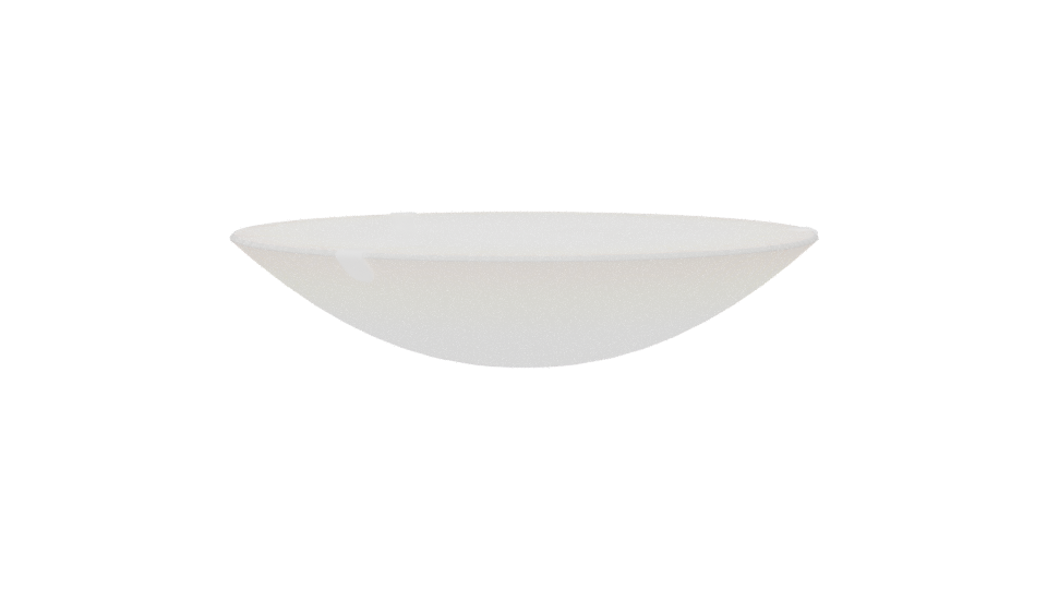 Elegant Shallow Ceramic Bowl 3D - Professional 3D Model Render 6