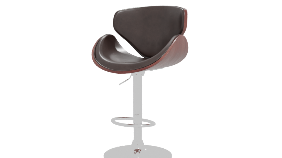 Stylish Bar Stool 3D Model - Professional 3D Model Render 12