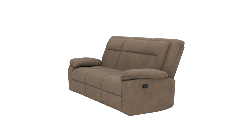 Contemporary Reclining Sofa 3D Model - Professional 3D Model Render 13