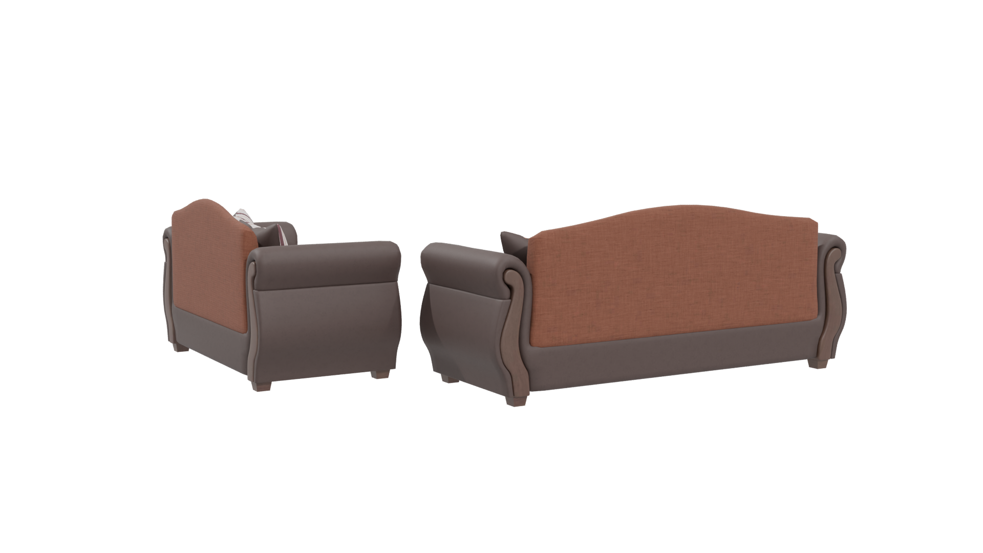 Elegant Sofa Set 3D Model - Professional 3D Model Render 19