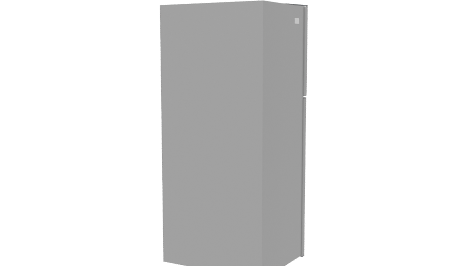 Sleek Refrigerator 3D Model - Professional 3D Model Render 6