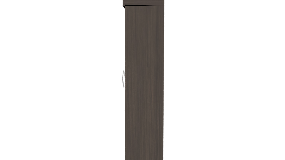 Elegant Wooden Storage Cabinet 3D - Professional 3D Model Render 2