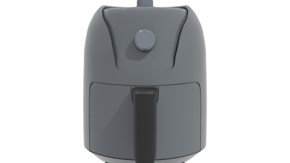 Elegant Air Fryer 3D Model - Professional 3D Model Render 11
