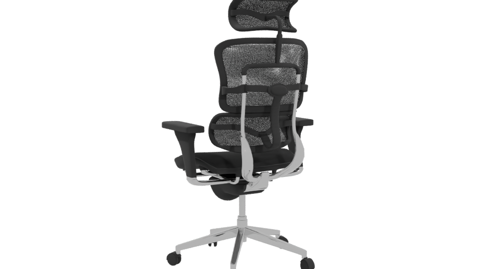 Ergonomic Modern Office Chair 3D Model - Professional 3D Model Render 4