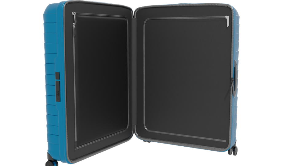 Stylish Hardshell Luggage Model - Professional 3D Model Render 12