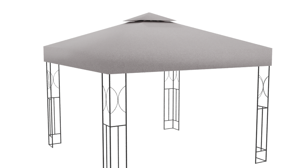Stylish Outdoor Canopy Tent 3D - Professional 3D Model Render 10