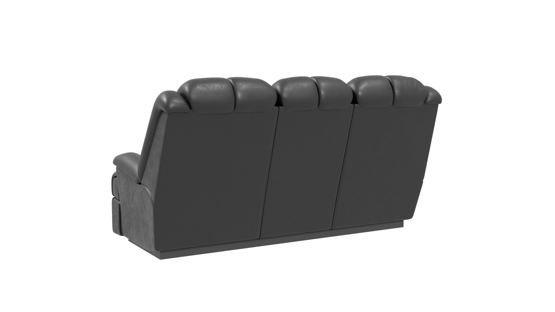 Luxurious Reclining Sofa Model - Professional 3D Model Render 4